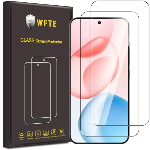 WFTE (2 Pack Screen Protector for Honor 400 9H Hardness Anti-Fingerprint Bubble-Free Tempered Glass Screen Protector for Honor 400