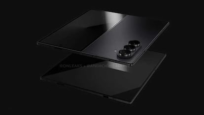The possible design of the Samsung Galaxy Z Fold7