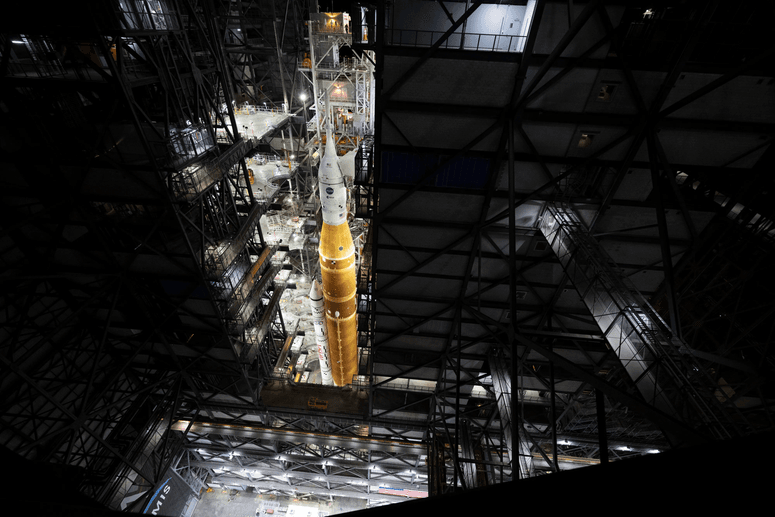 NASA's Artemis II lunar rocket is on its way to the launch pad 