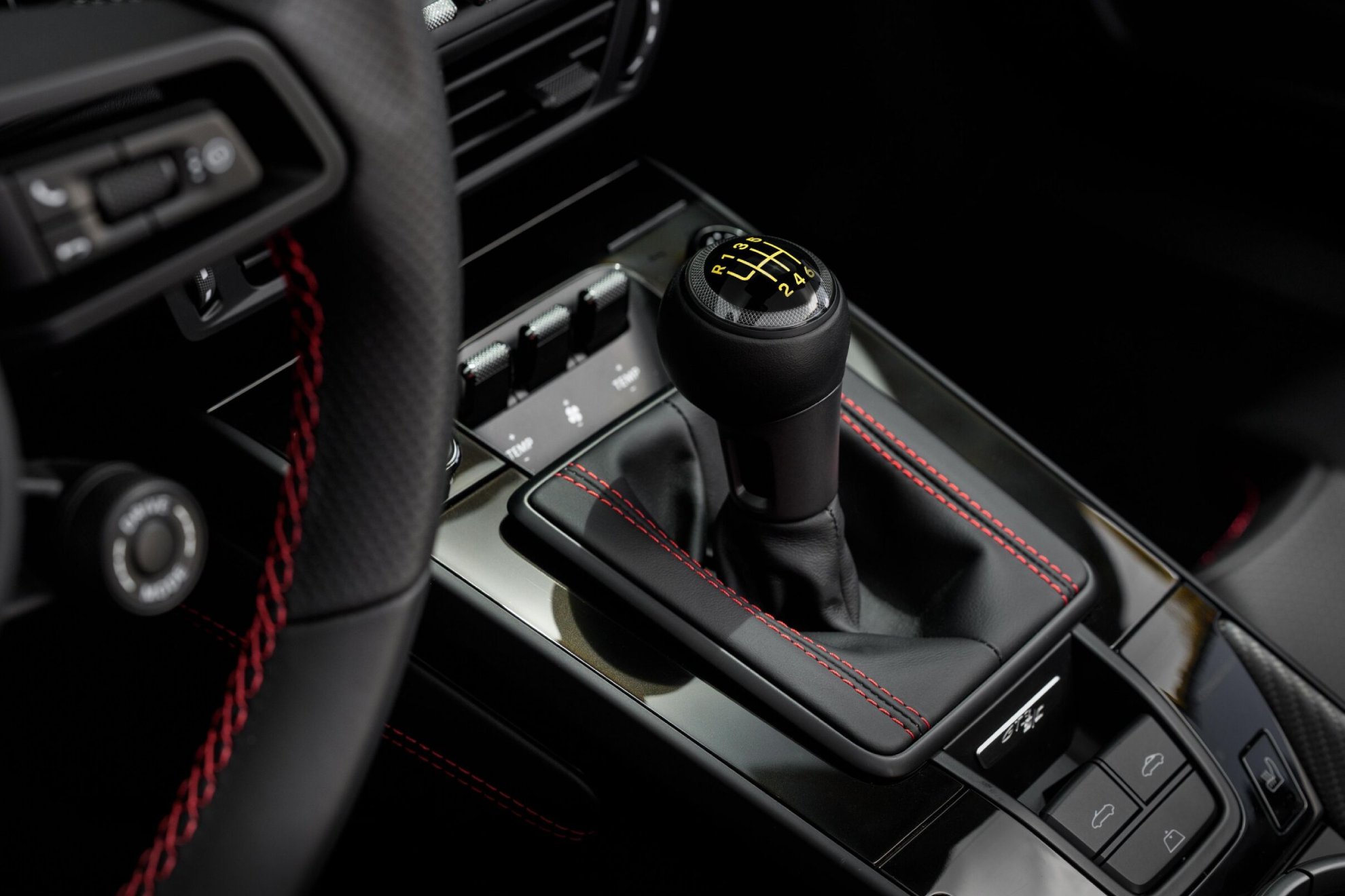 The transmission can only be a six-speed manual.