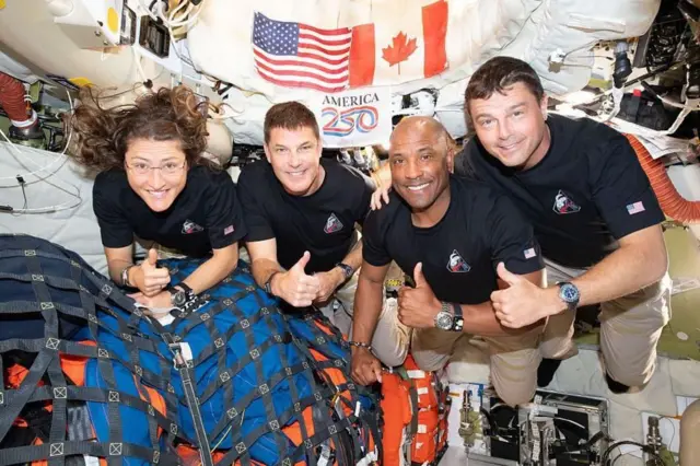 The Artemis II crew includes Christina Koch, Jeremy Hansen, Victor Glover and Reid Wiseman.